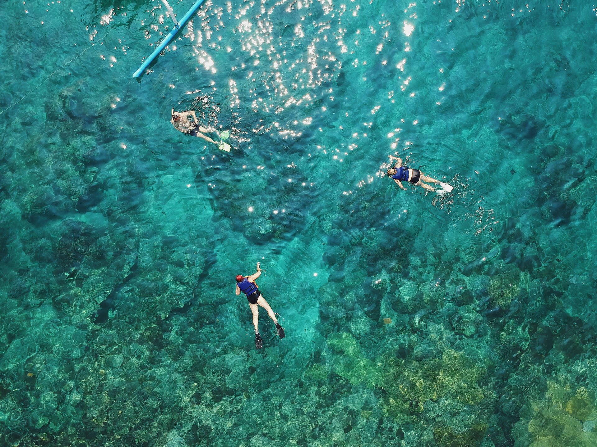 Snorkeling Alla Laguna Blu Sfondo