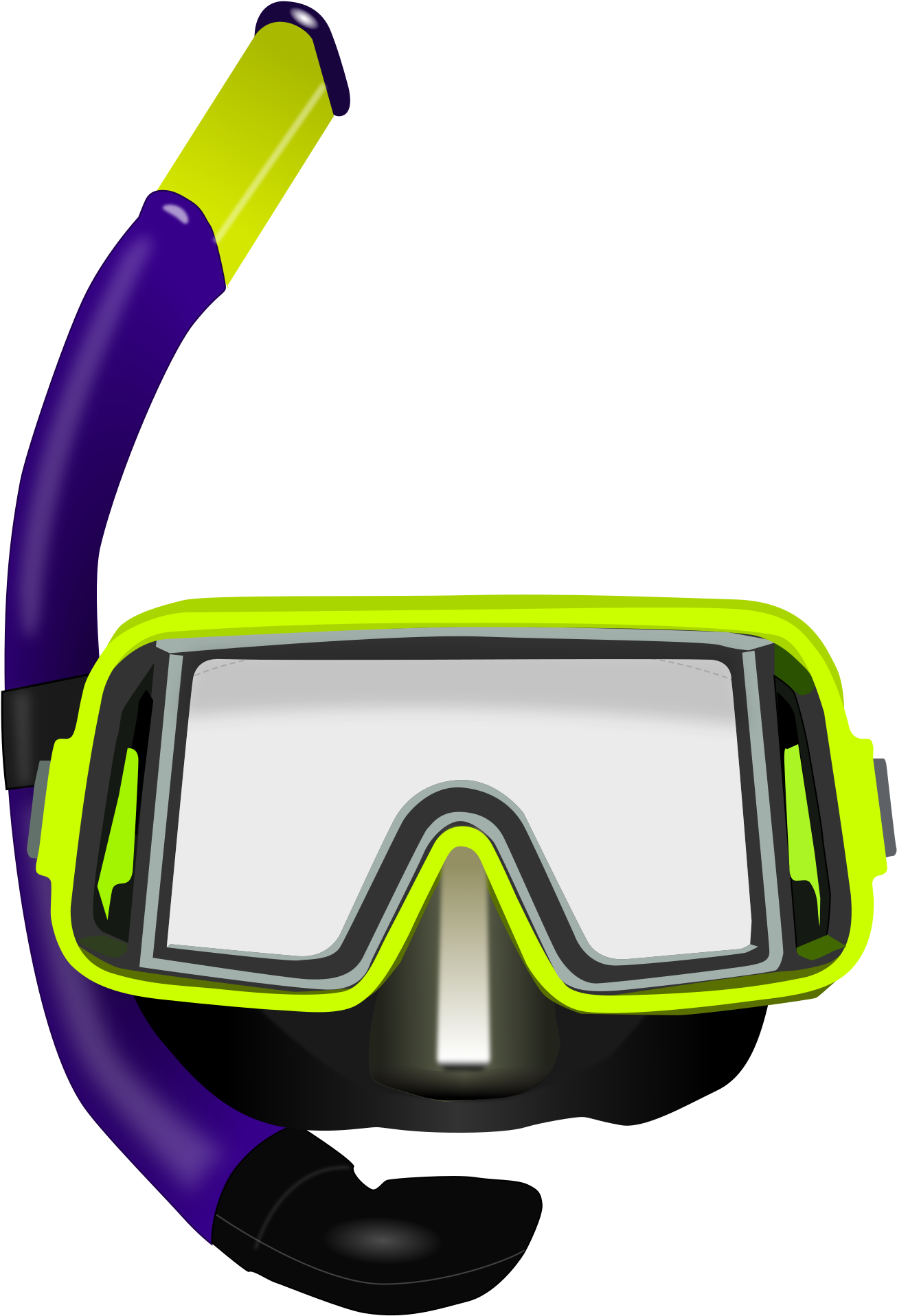 Snorkeling Gear Vector Illustration PNG