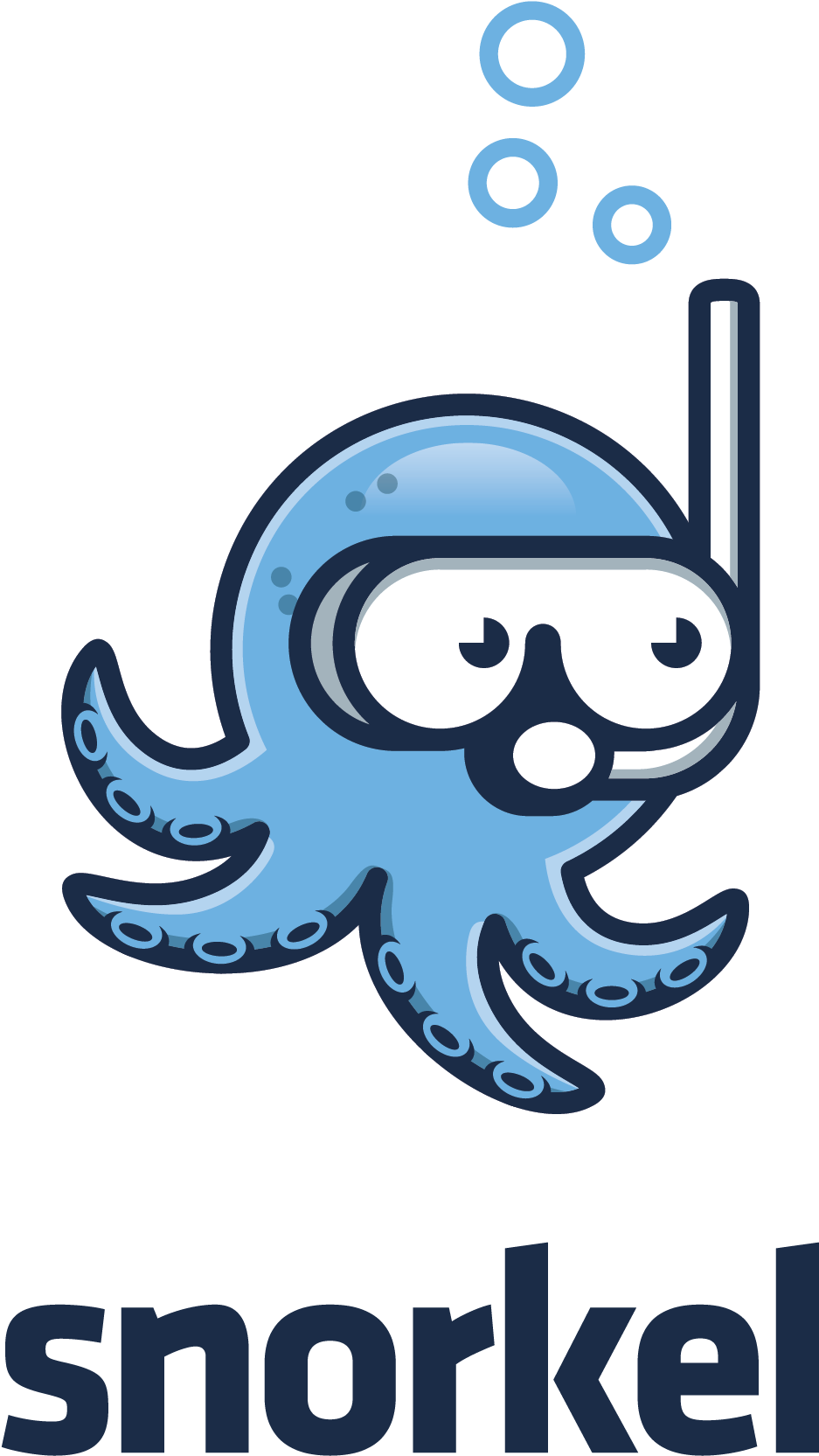 Snorkeling Octopus Cartoon PNG