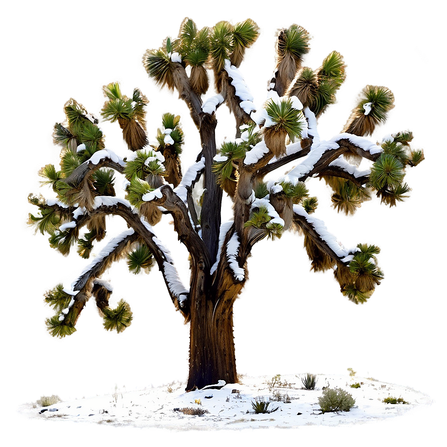 Snow-capped Joshua Tree Png 34 PNG