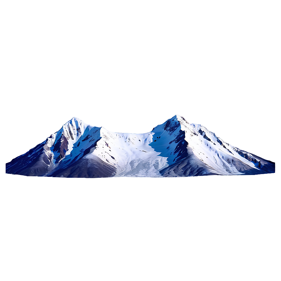 Snow-capped Peaks Panorama Png Kvh69 PNG