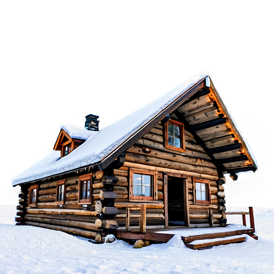 Snow-covered Log Cabin Png Nqy8 PNG