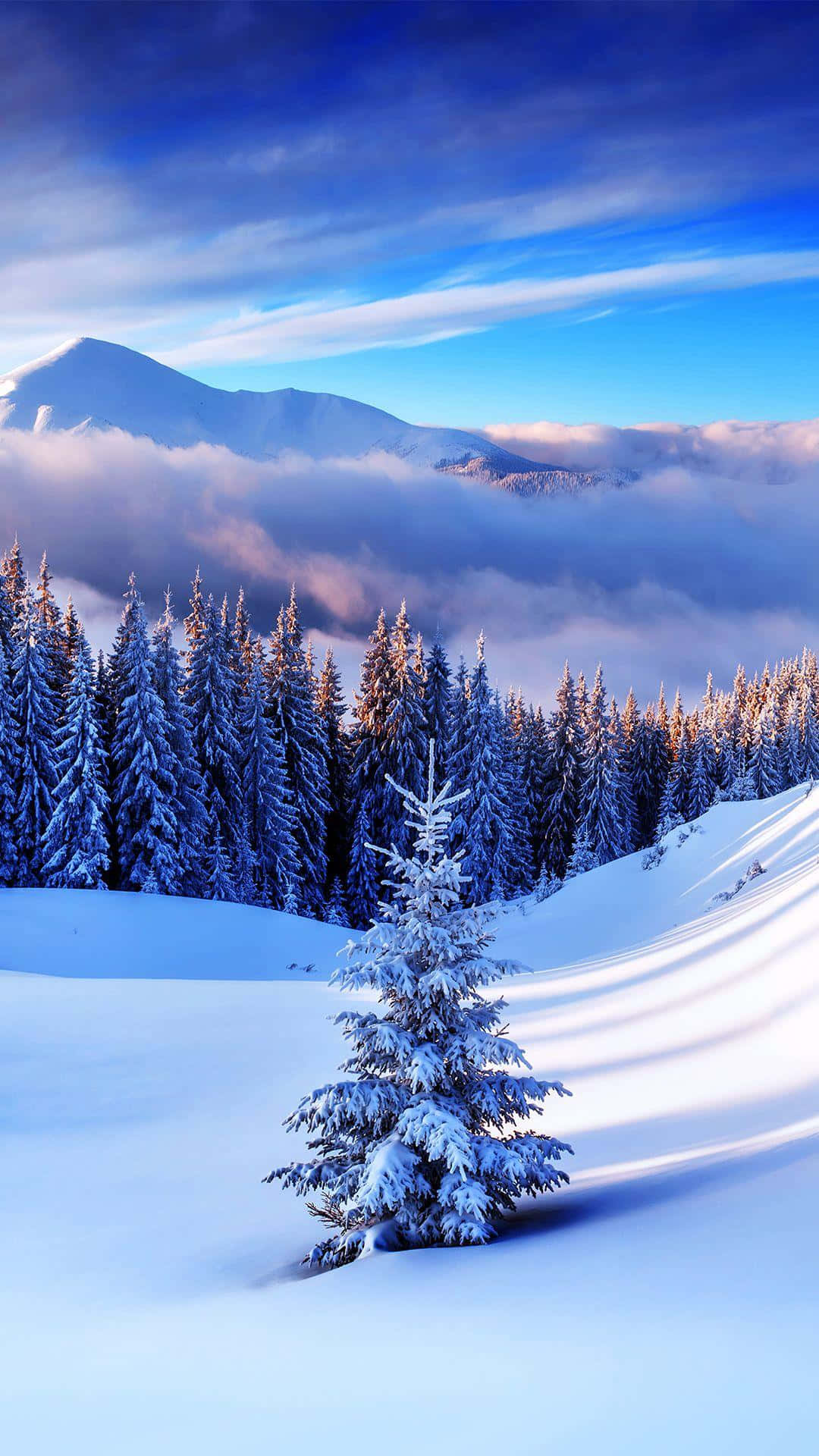 Download Snowy Ski Getaway – Enjoy Winter Wonderland with the Newest Iphone  Wallpaper 