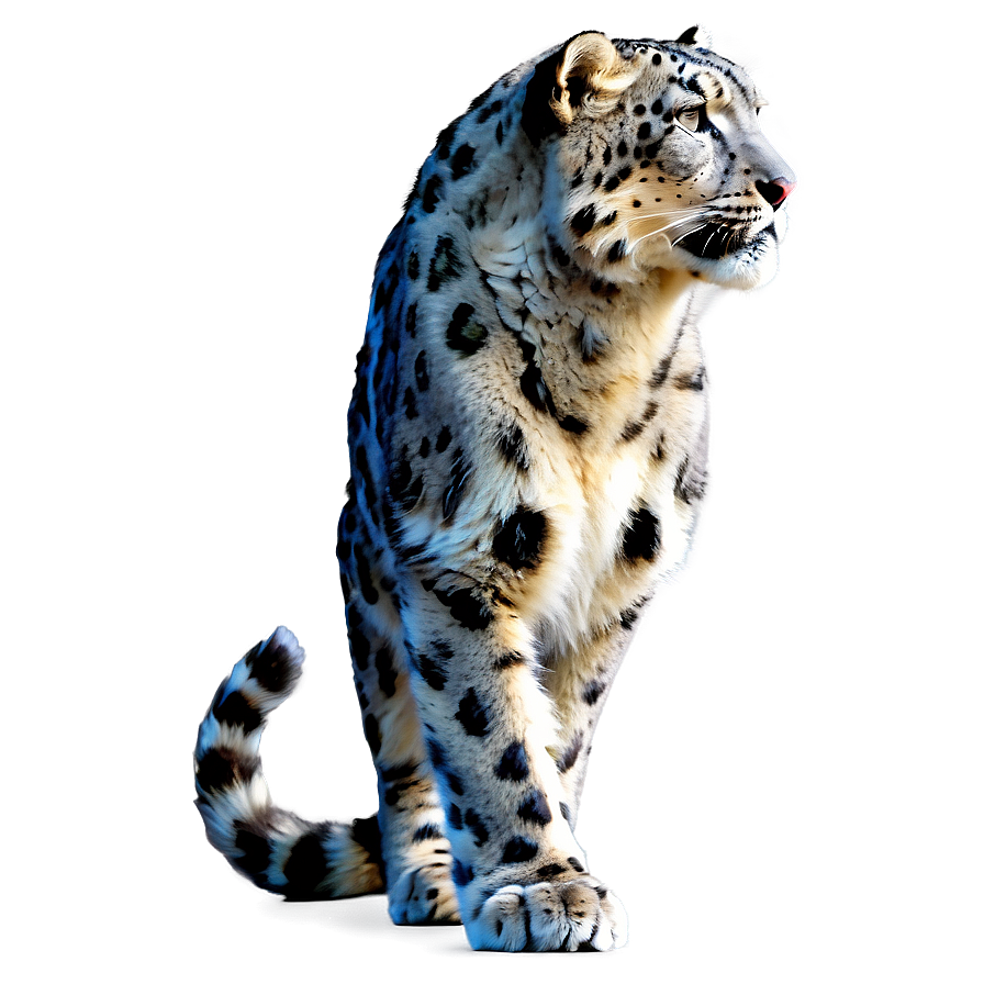 Snow Leopard Side Profile Png Pbj62 PNG