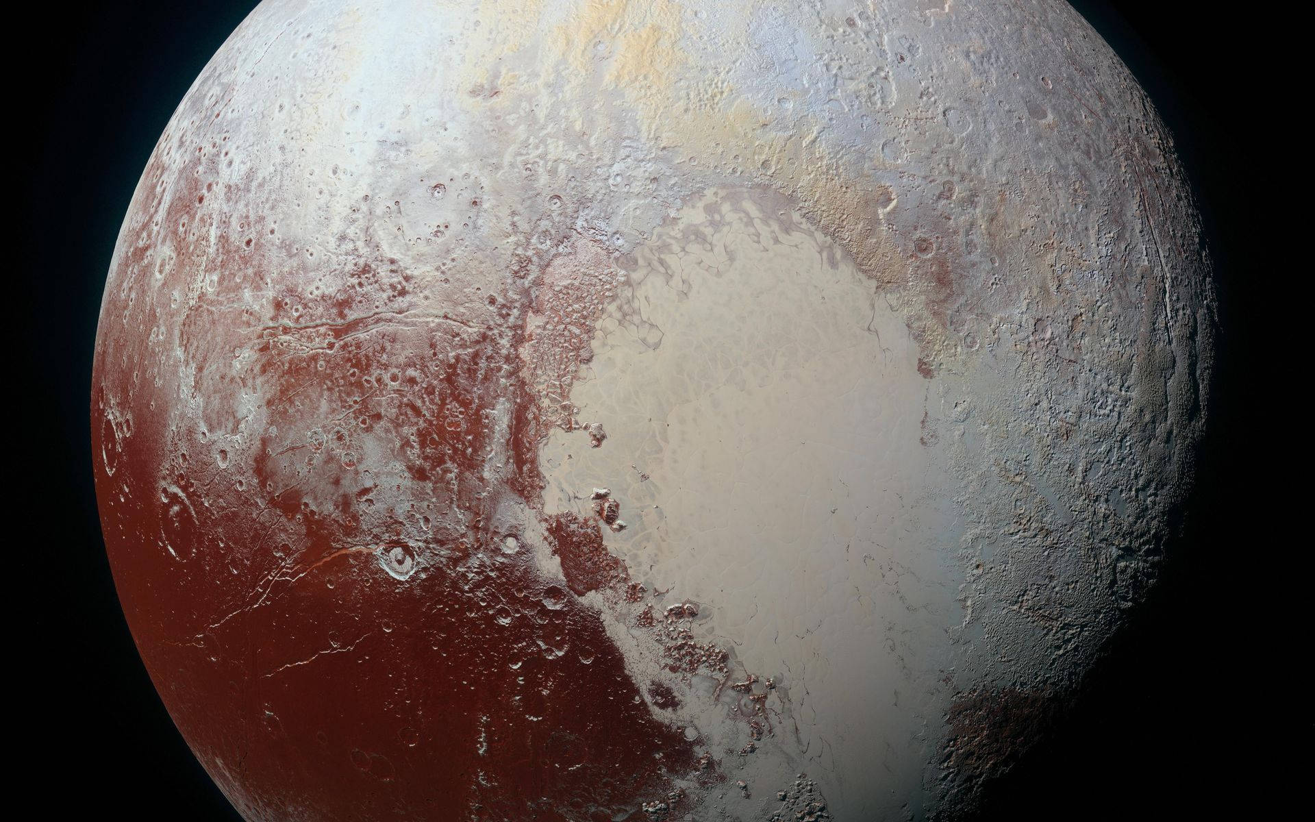 Snow On Pluto NASA Wallpaper