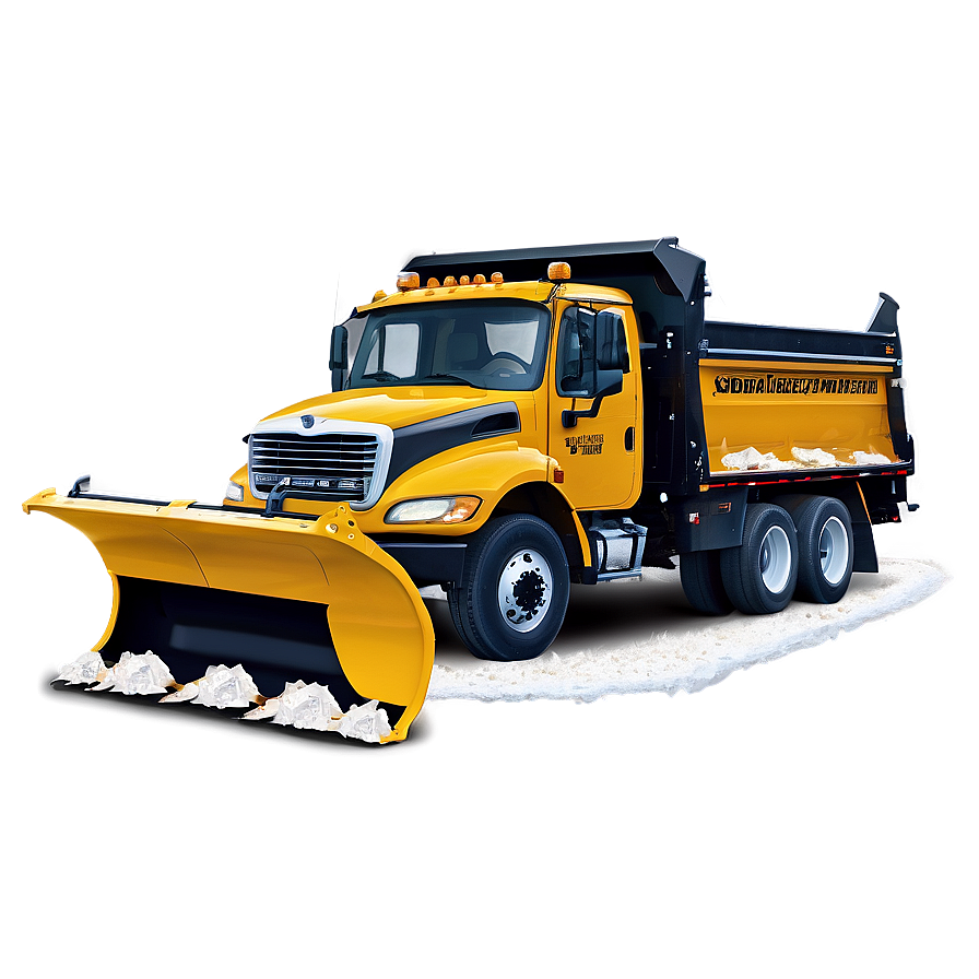 Snow Plow Truck Winter Png 60 PNG