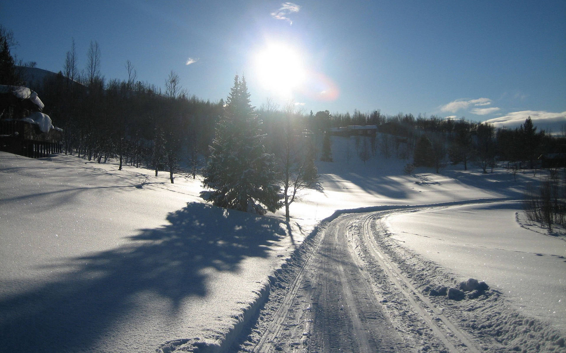 Snow, Road, Winter