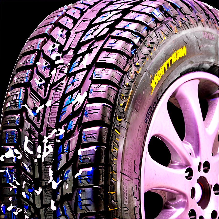 Snow Tire Tread Png 06272024 PNG