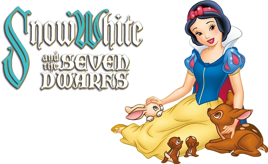 Snow White And Animal Friends PNG