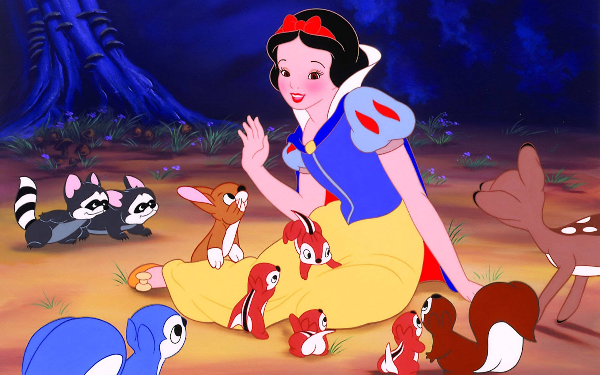 Snow White And Animals