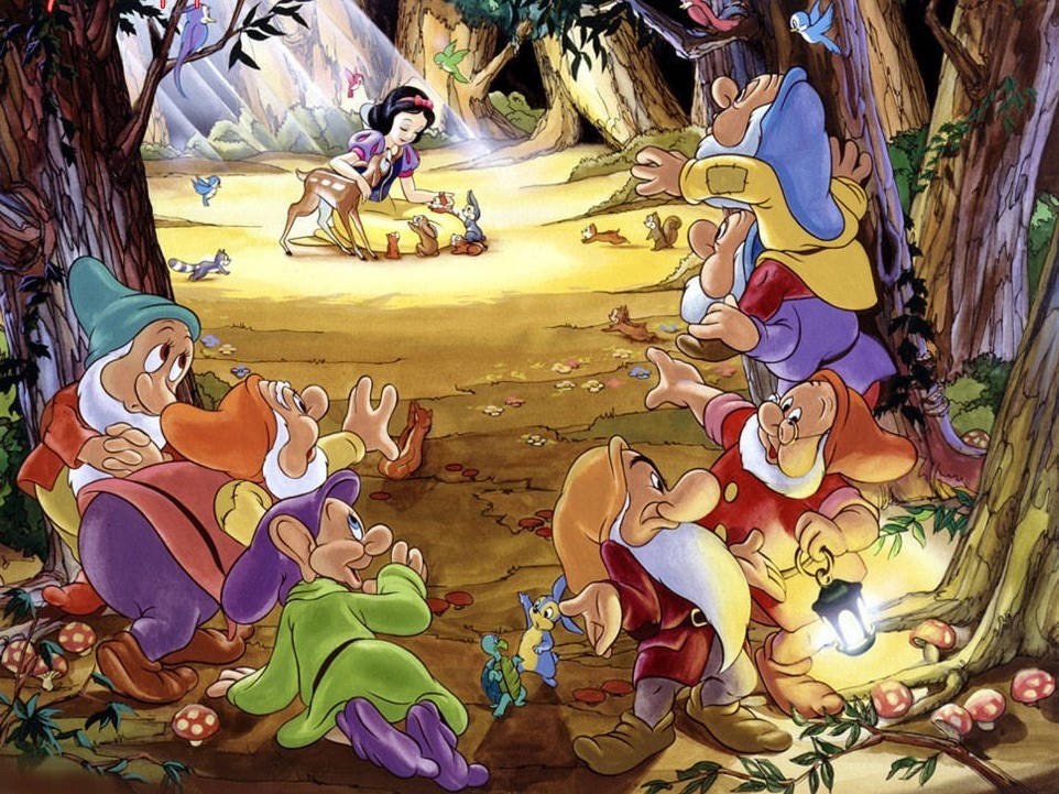Snow White And The Seven Dwarfs Discovery Wallpaper