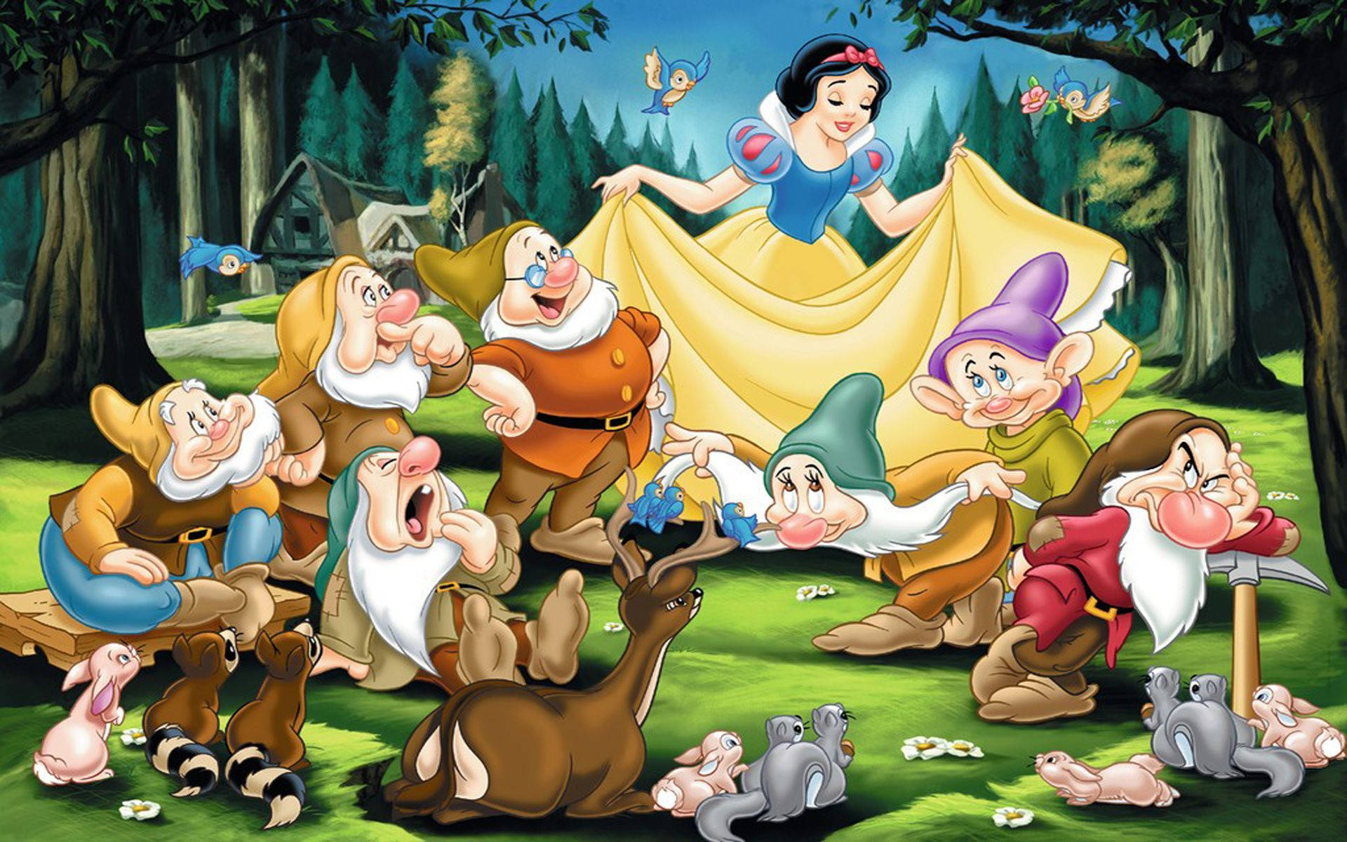 Snow White And The Seven Dwarfs Background