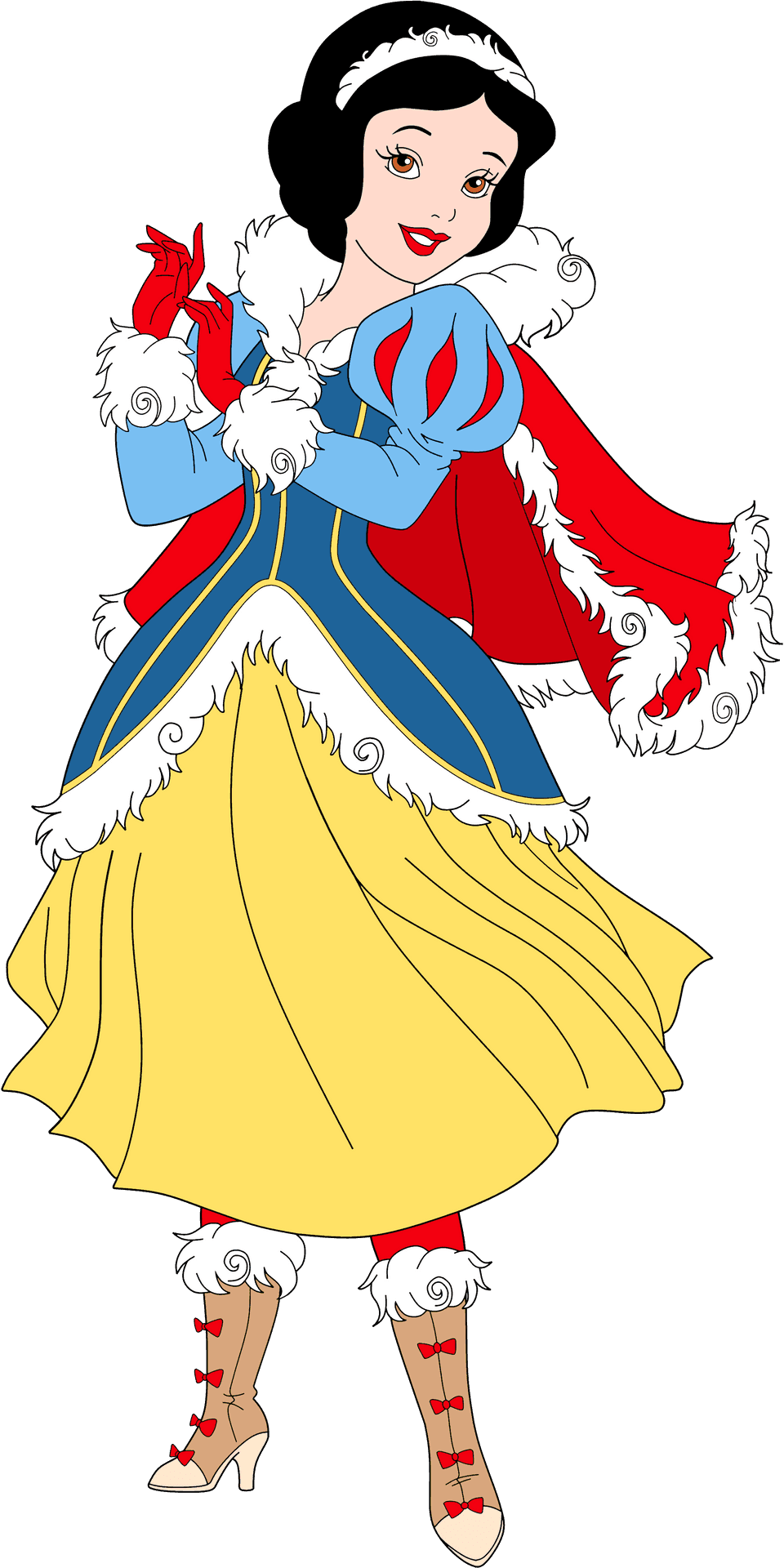 Snow White Character Illustration PNG