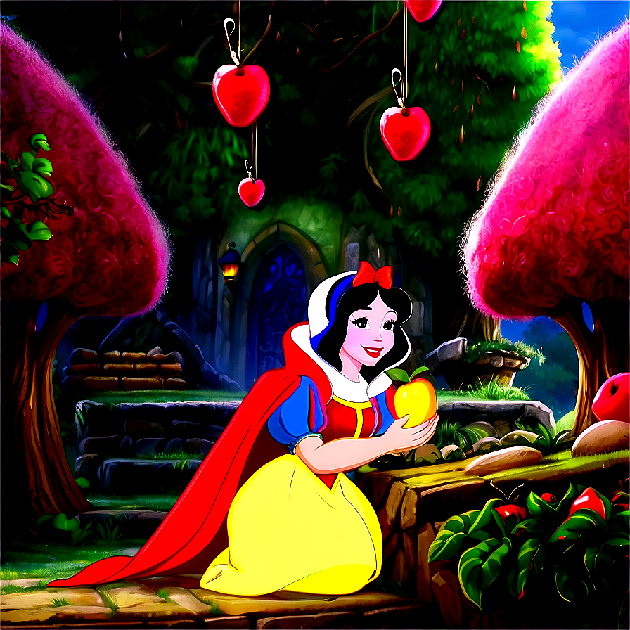 Snow White Happy Ending Scene Png 05062024 PNG