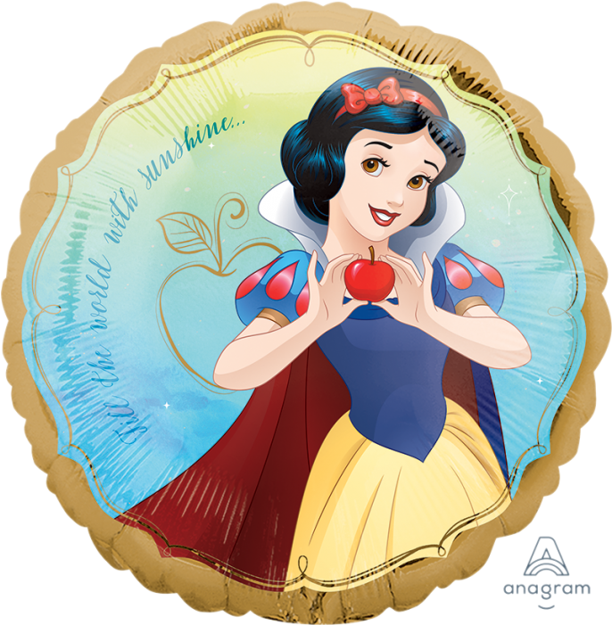 Snow White Holding Apple PNG