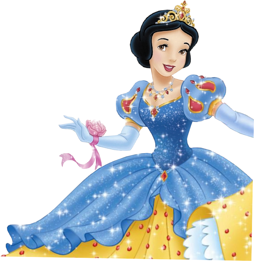 Snow White Sparkling Gown PNG