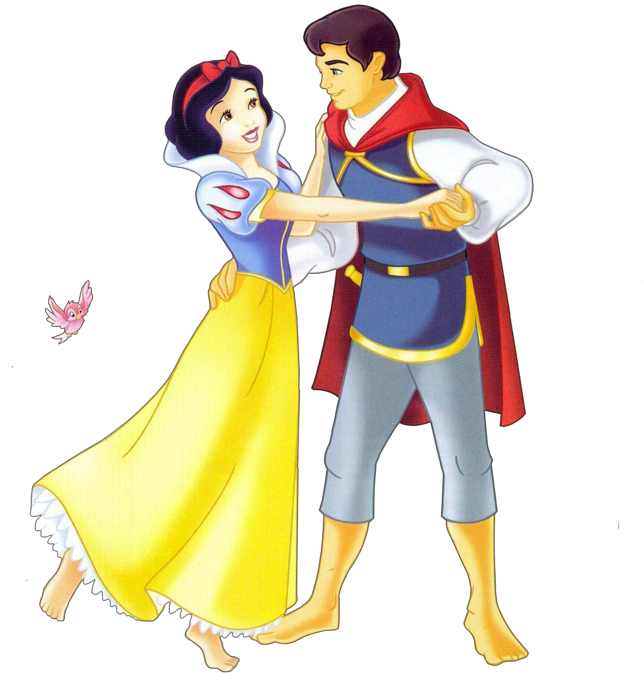 Snow Whiteand Prince Dancing PNG