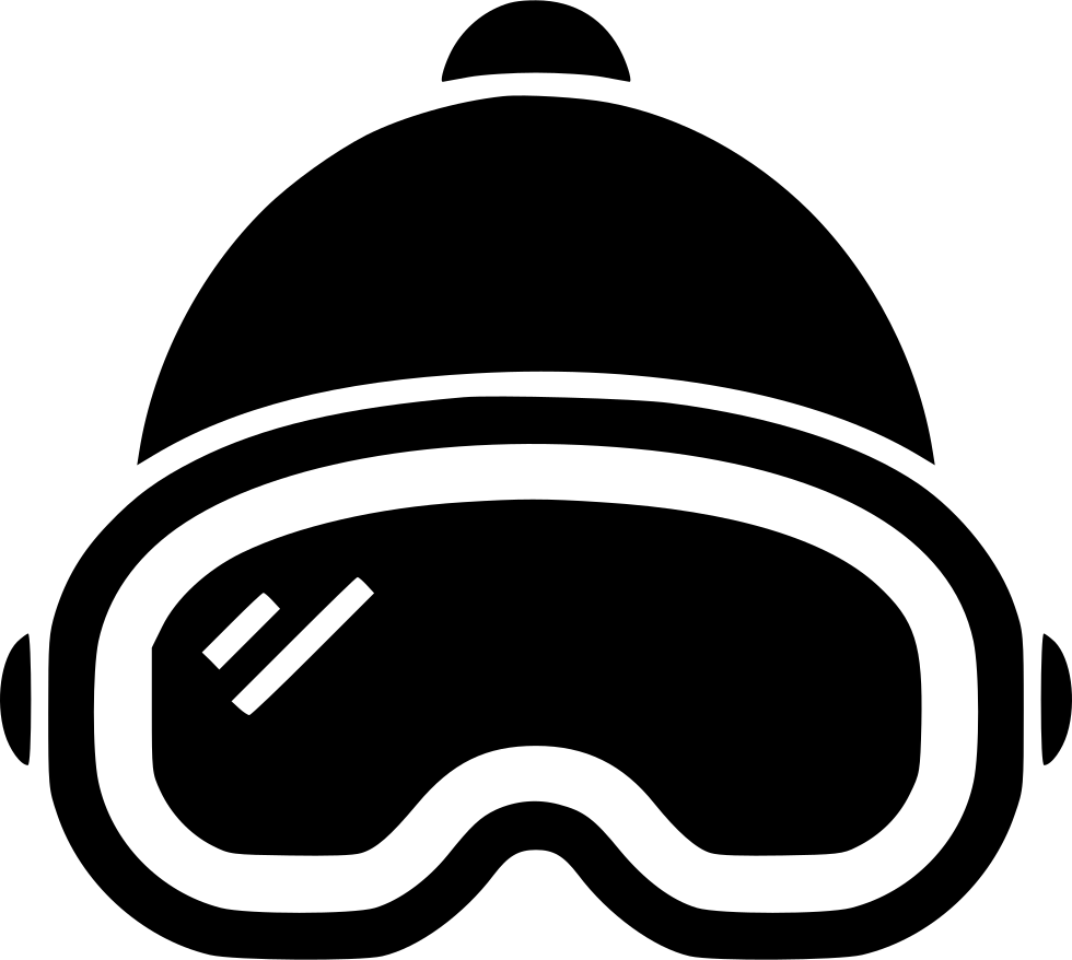 Snowboard Gogglesand Helmet Icon PNG