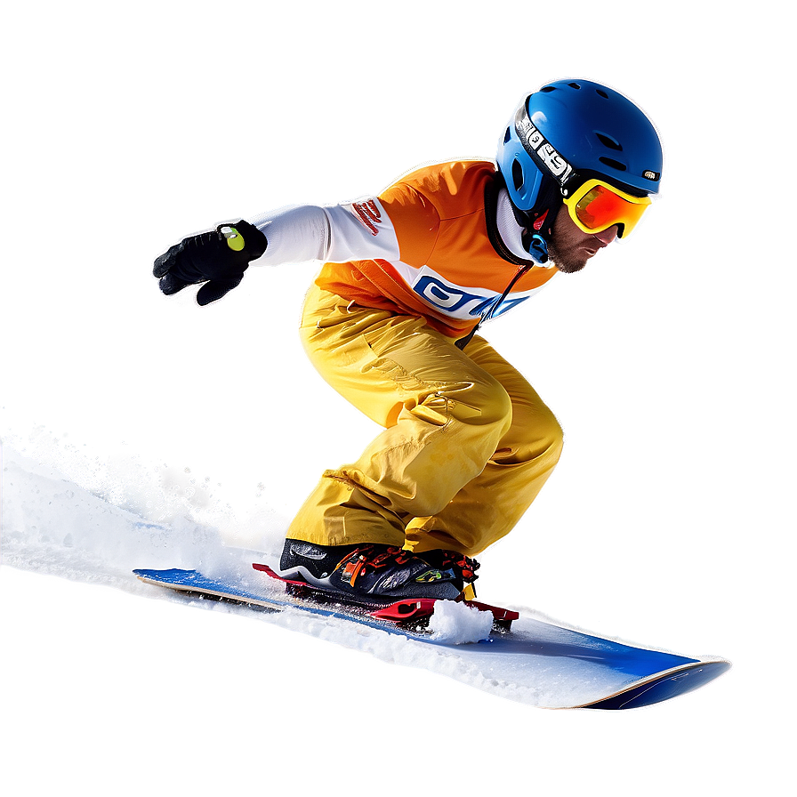 Snowboard Race Png 05242024 PNG
