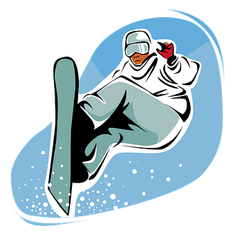 Snowboarder Mid Air Trick PNG