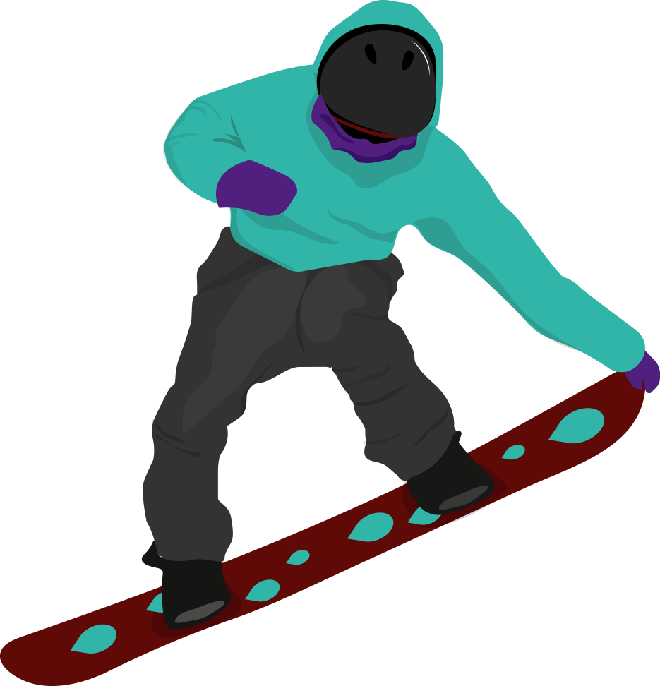 Snowboarder_in_ Action_ Vector PNG