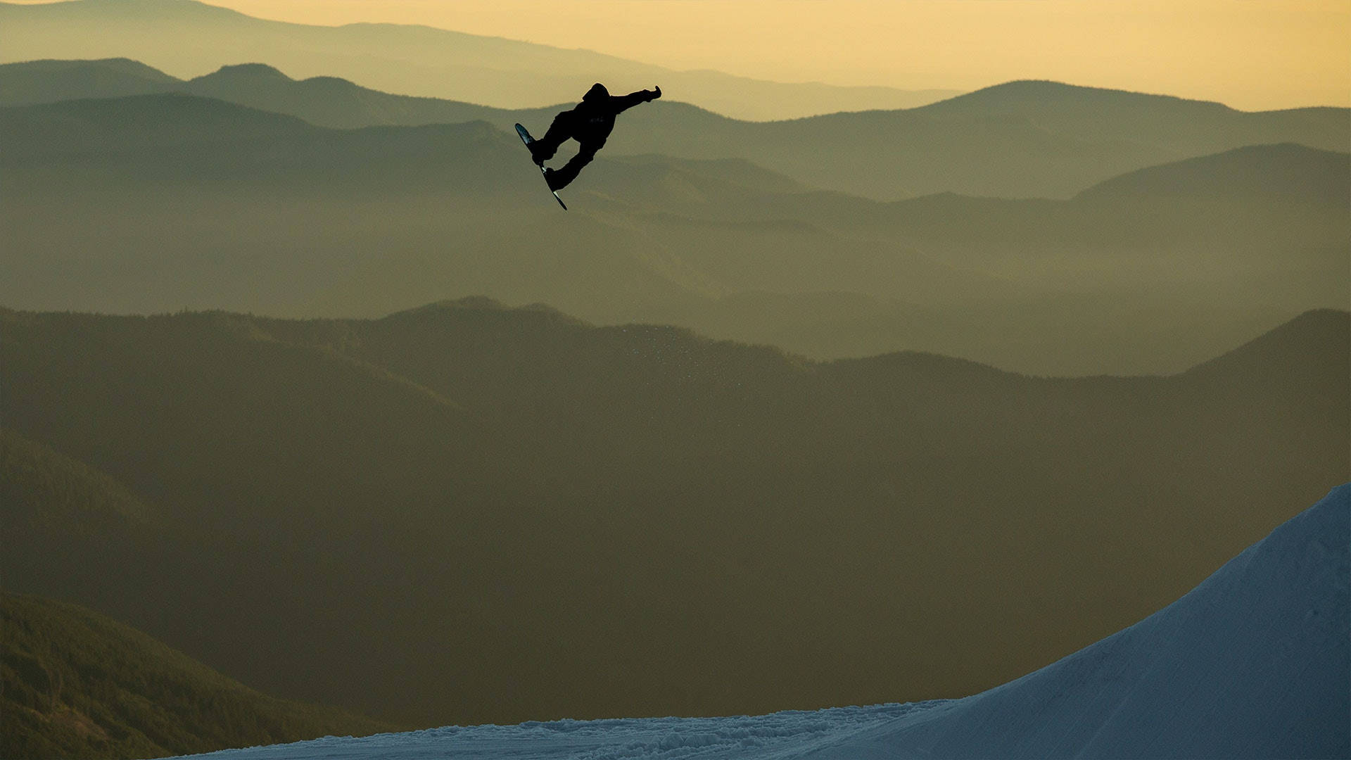 Snowboardingen El Horizonte Fondo de pantalla