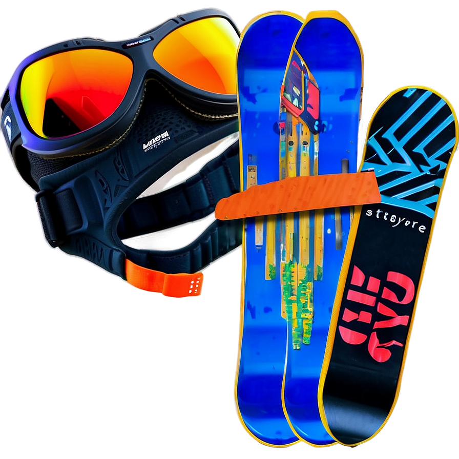 Snowboarding Workshop Equipment Png 06242024 PNG