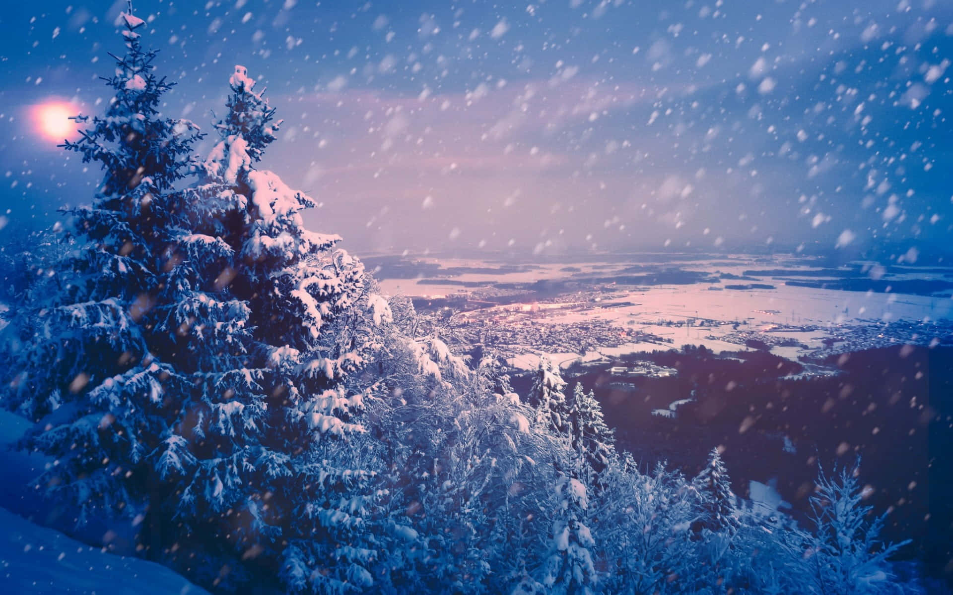 Snowfall Background