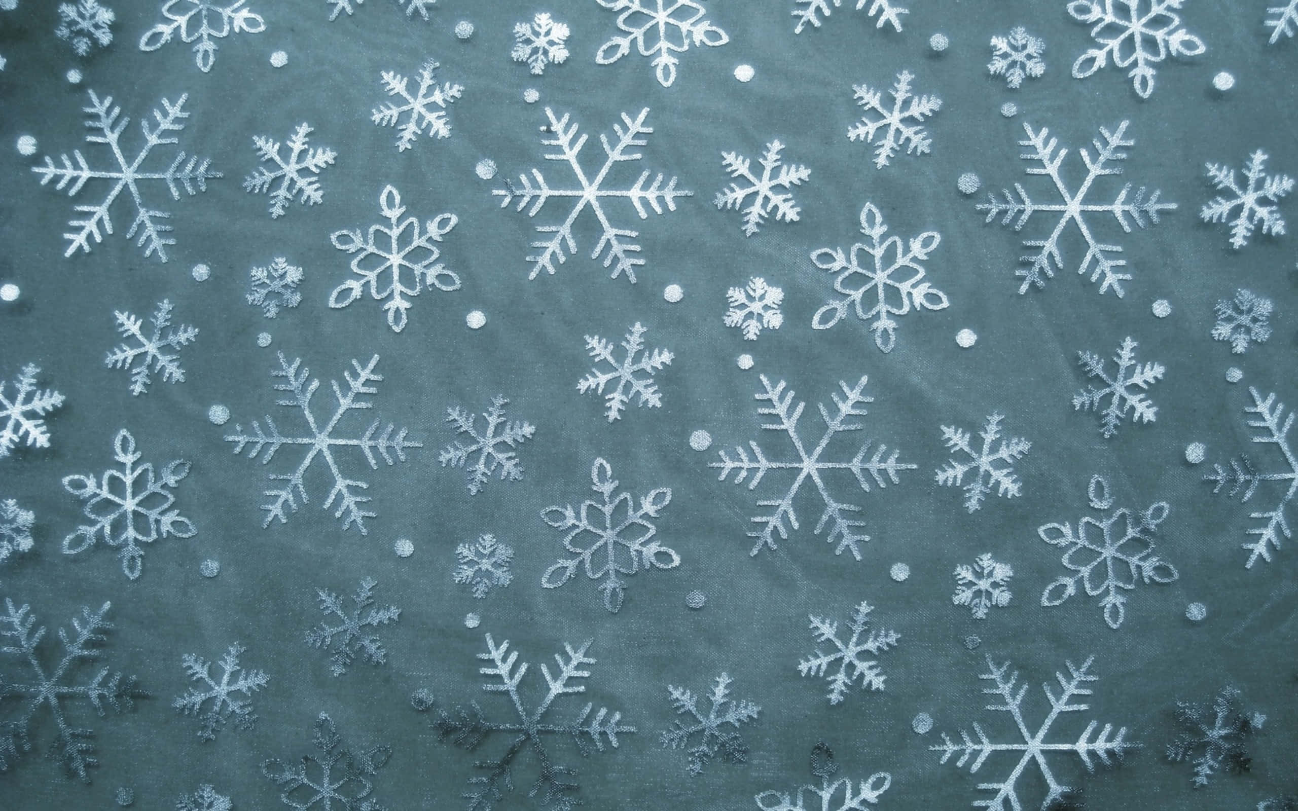 A Magical Snowflake Background