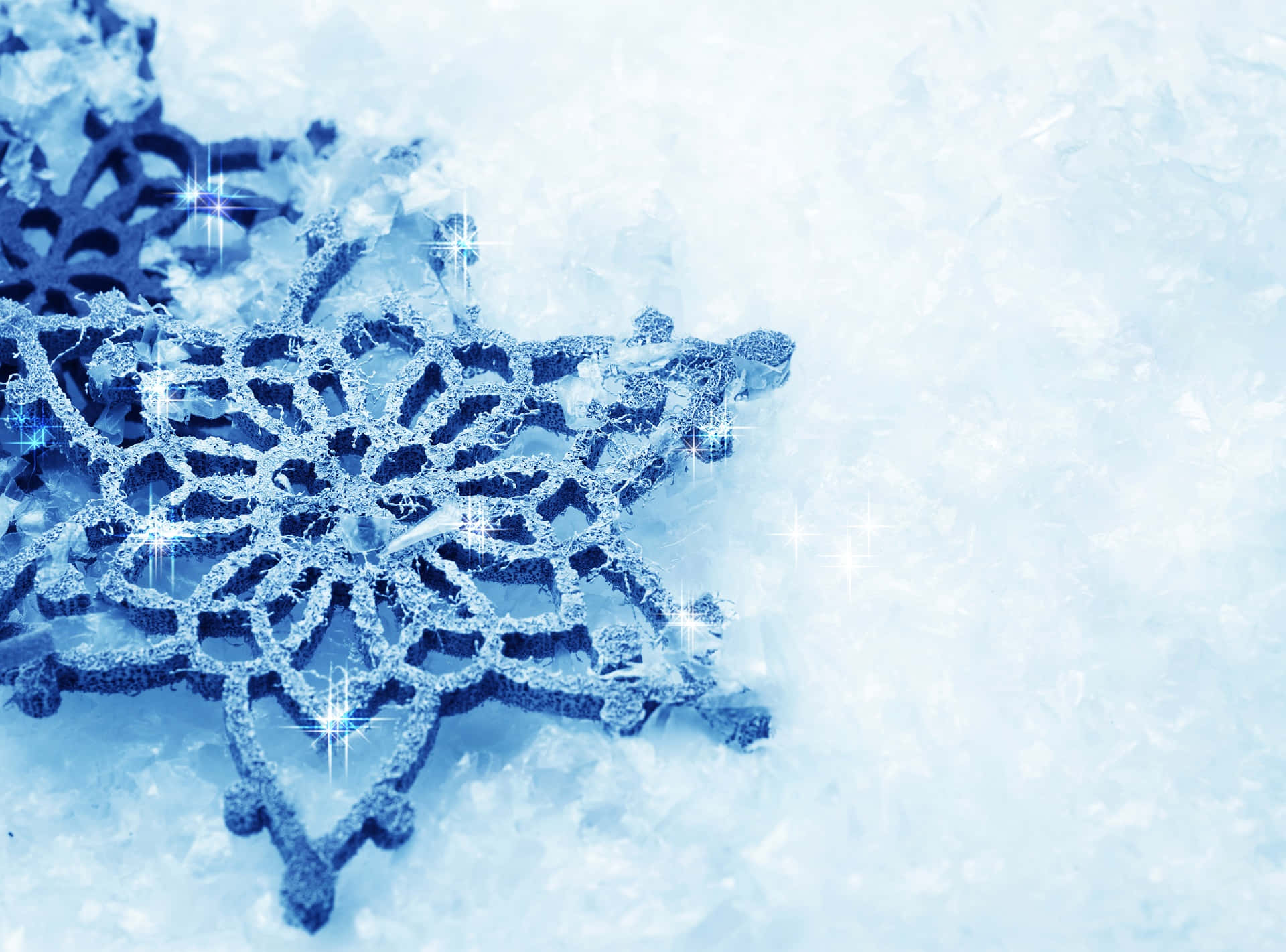 Magnificent and intricate snowflake design