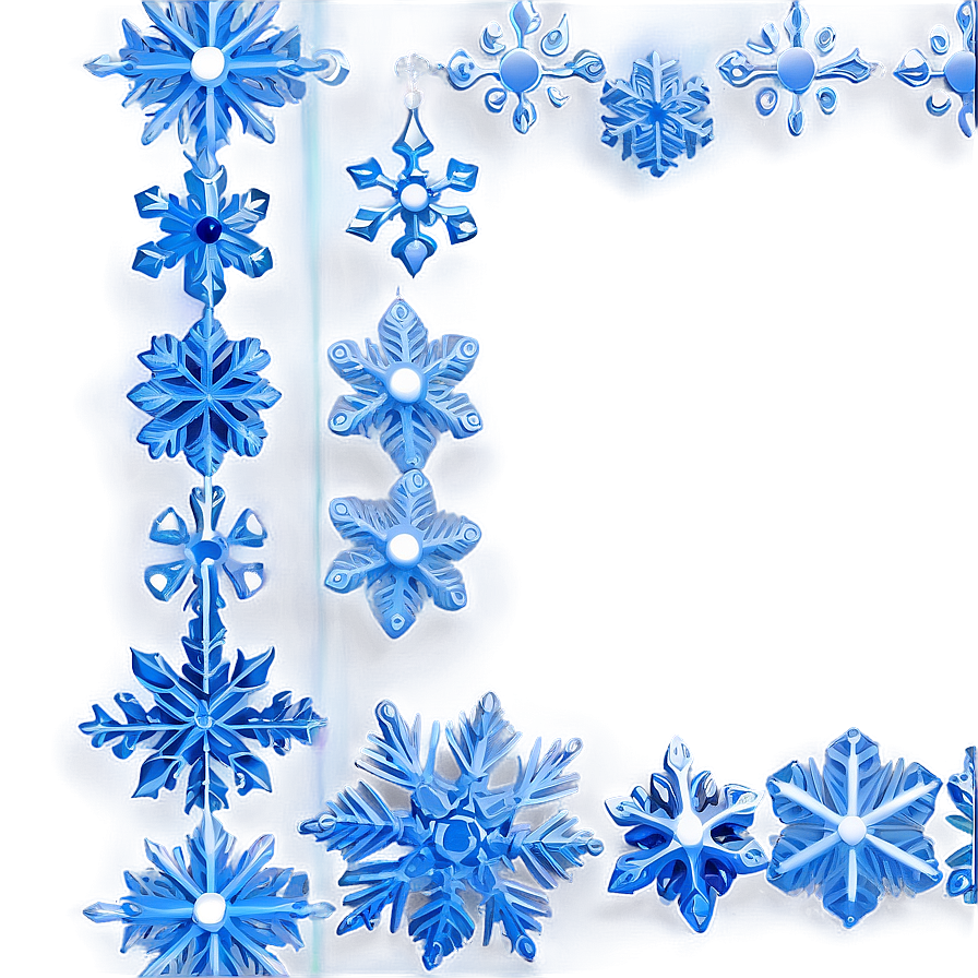 Snowflake Borders Png Sxk PNG