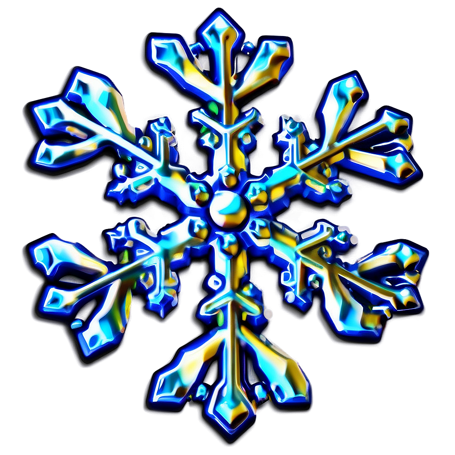 Snowflake Charm Graphic Png Sar38 PNG