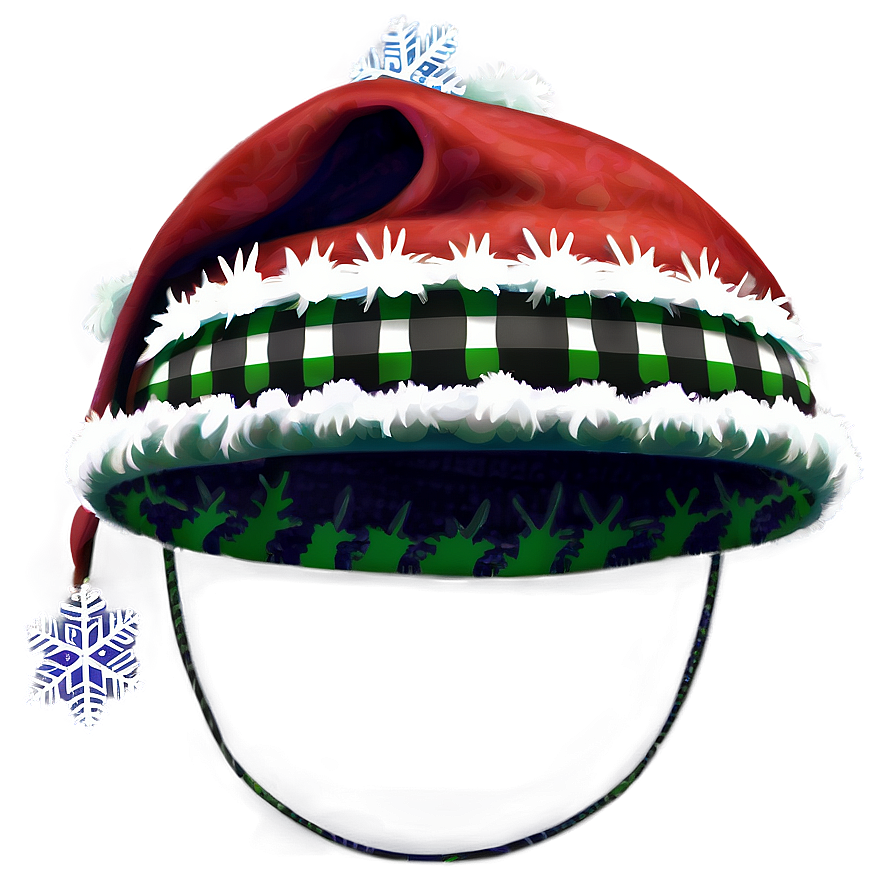 Snowflake Christmas Hat Png 04292024 PNG