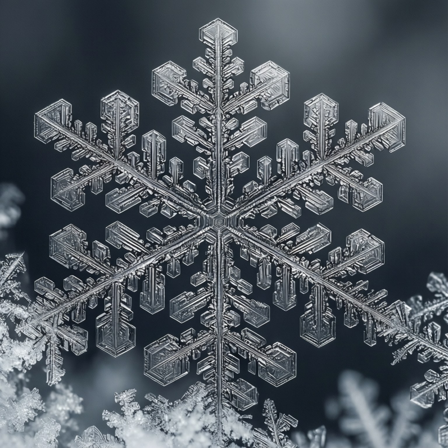 Cristal de Flocon de Neige Fonds d'écran