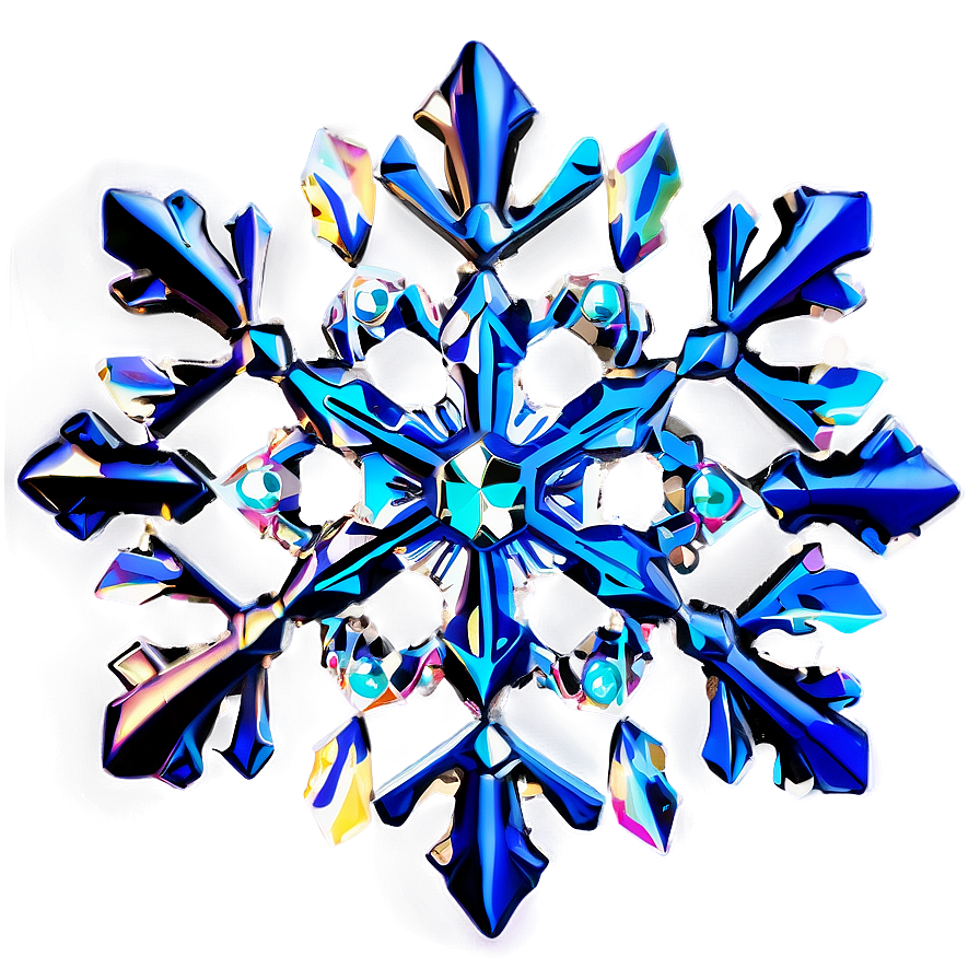 Snowflake Crystal Clear Png 7 PNG