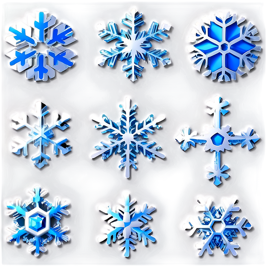 Snowflake Emoji Background Png 06272024 PNG