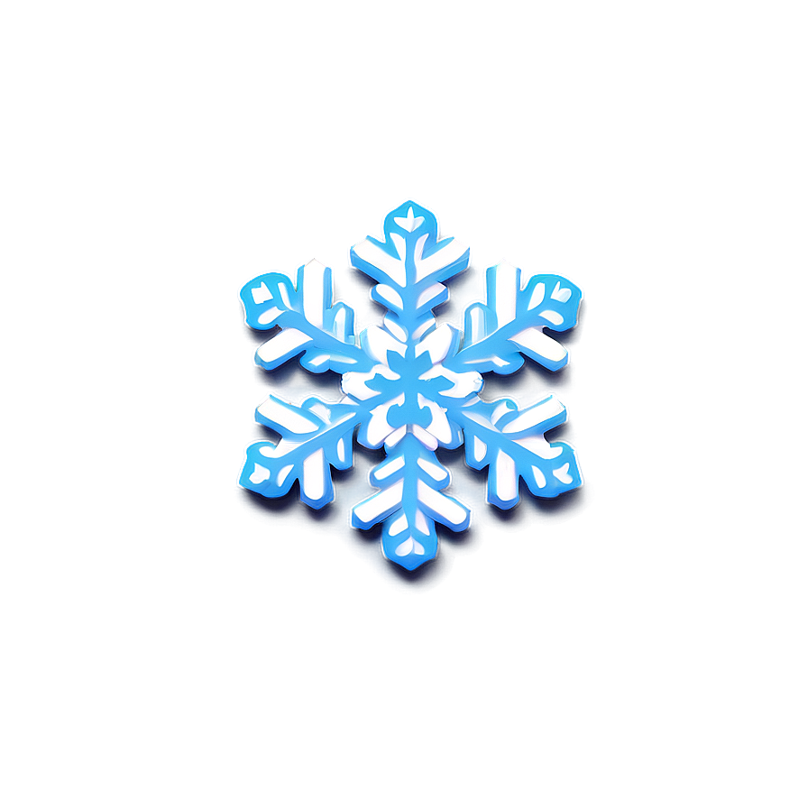 Snowflake Emoji Feature Png 06272024 PNG