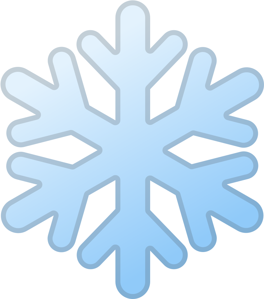Snowflake Icon Graphic PNG