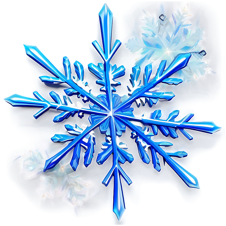Snowflake Icy Design Png 06262024 PNG