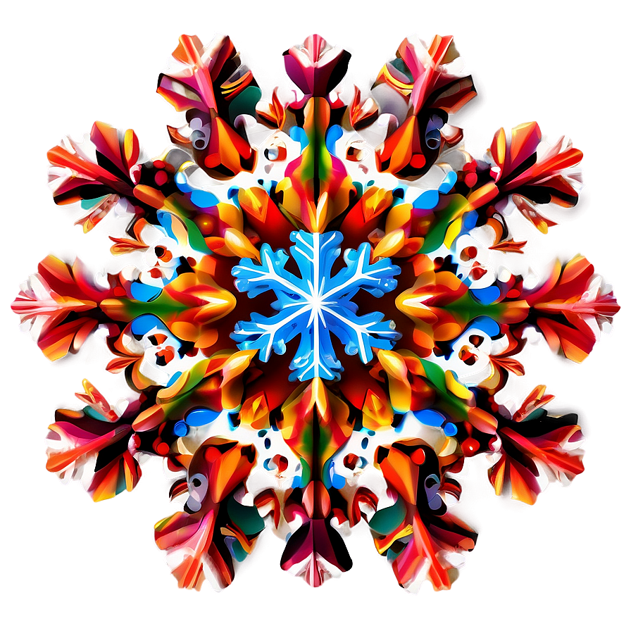 Snowflake Illustration Png 04292024 PNG