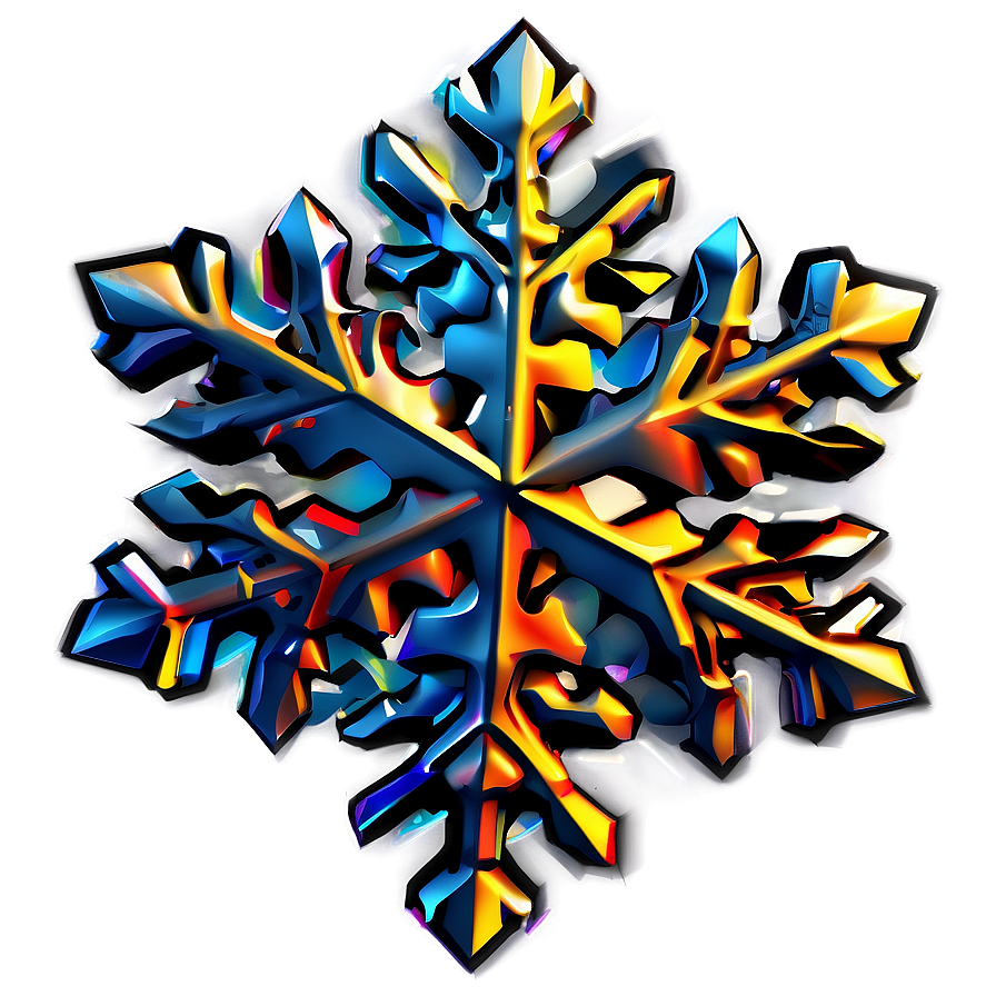 Snowflake Illustration Png Rid15 PNG