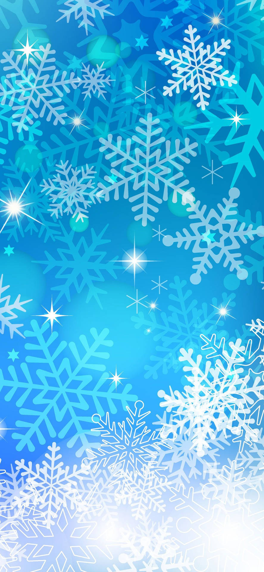 Winter snowflake iPhone wallpaper aesthetic  Free Photo  rawpixel