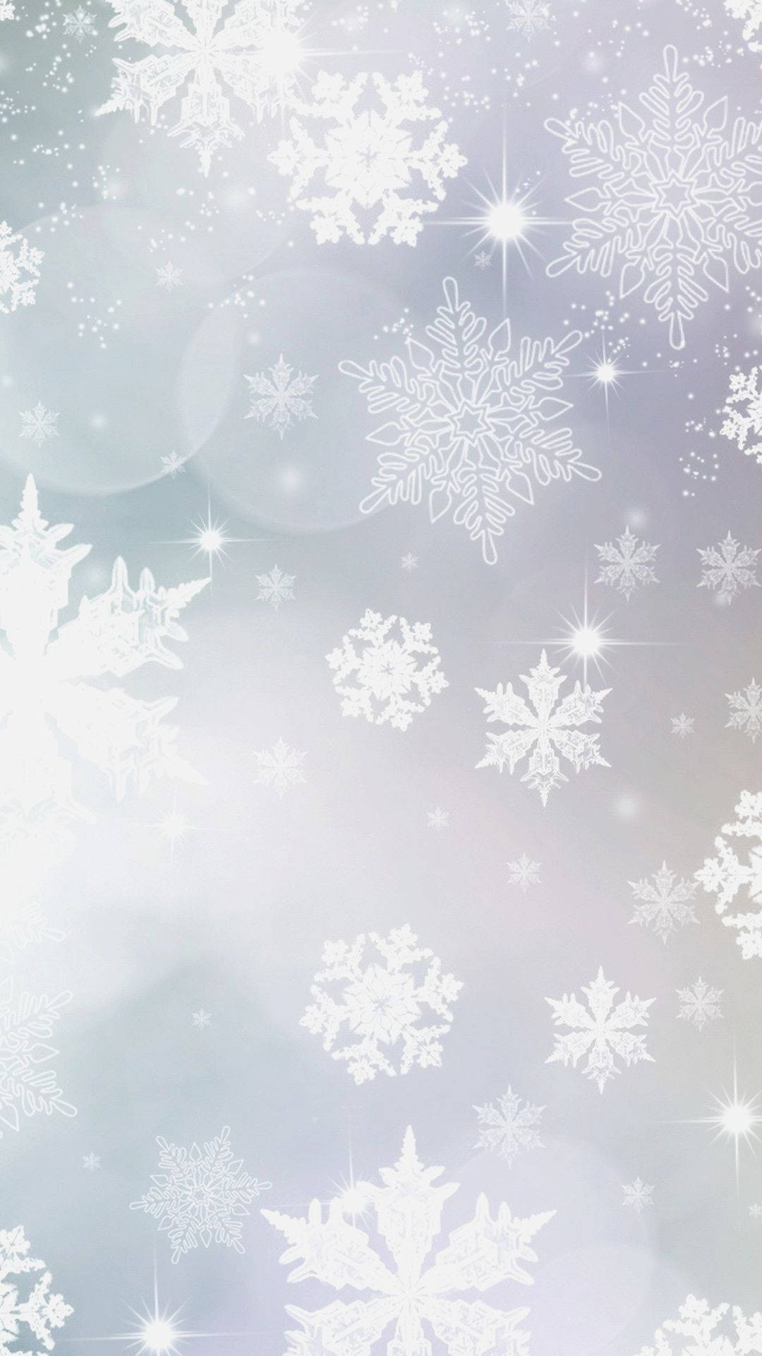 Snowflake iPhone, the most appealing smartphone of the season. Wallpaper