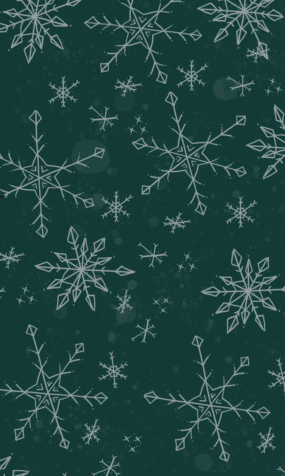 Disfrutade La Belleza De Snowflake Con Iphone Fondo de pantalla