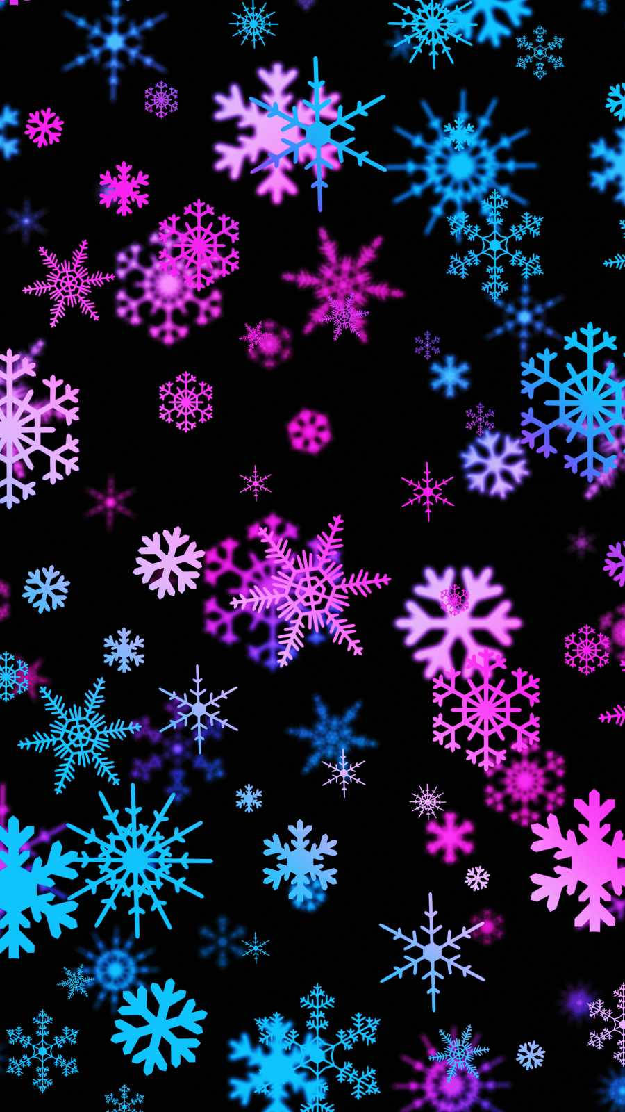 Snowflake Purple Iphone Wallpaper