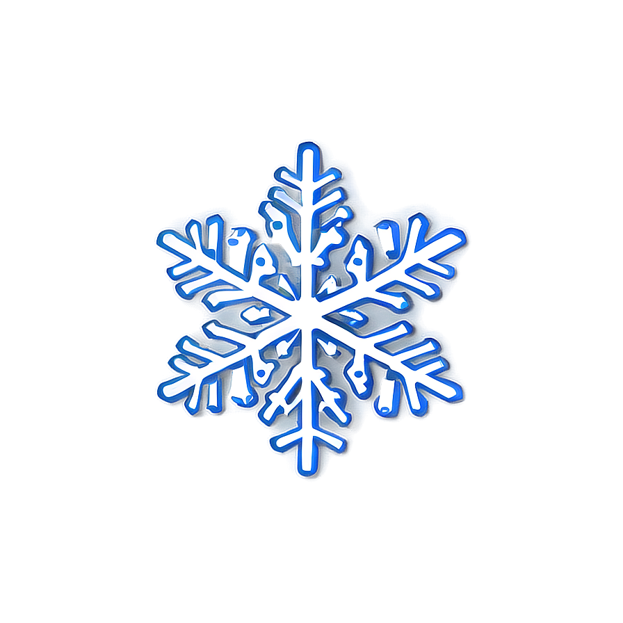 Snowflake Outline Transparent Png Jqi15 PNG