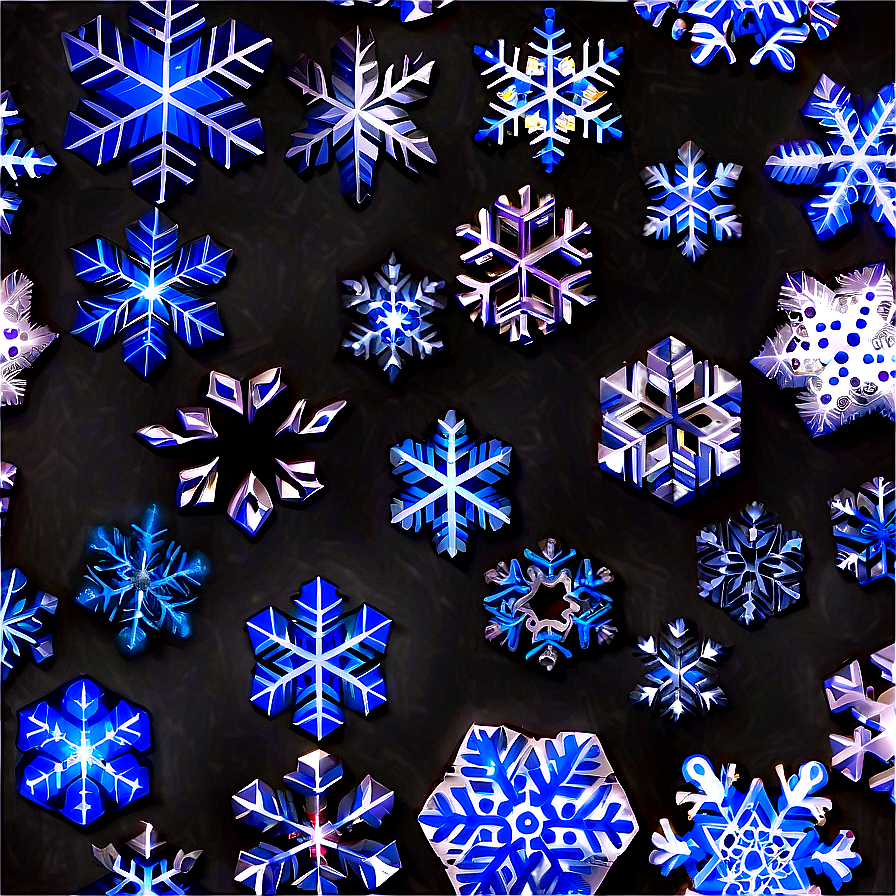 Snowflake Pattern Background Png 05212024 PNG