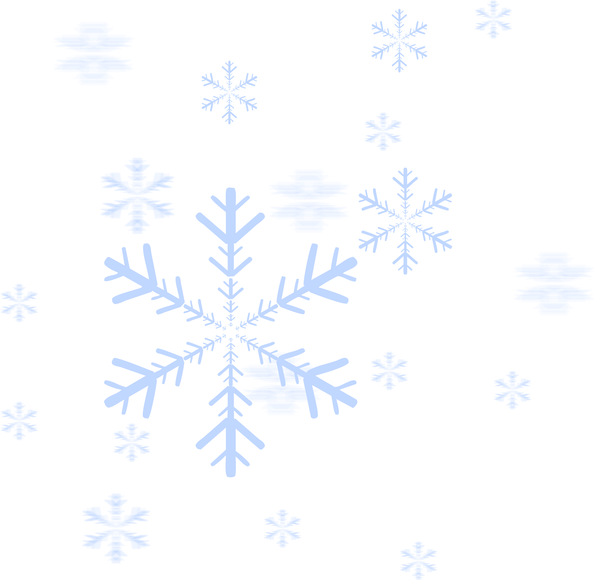 Snowflake Pattern Dark Background PNG