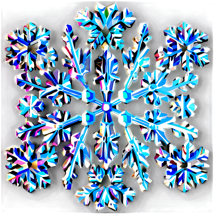 Snowflake Patterns Macro Png 7 PNG