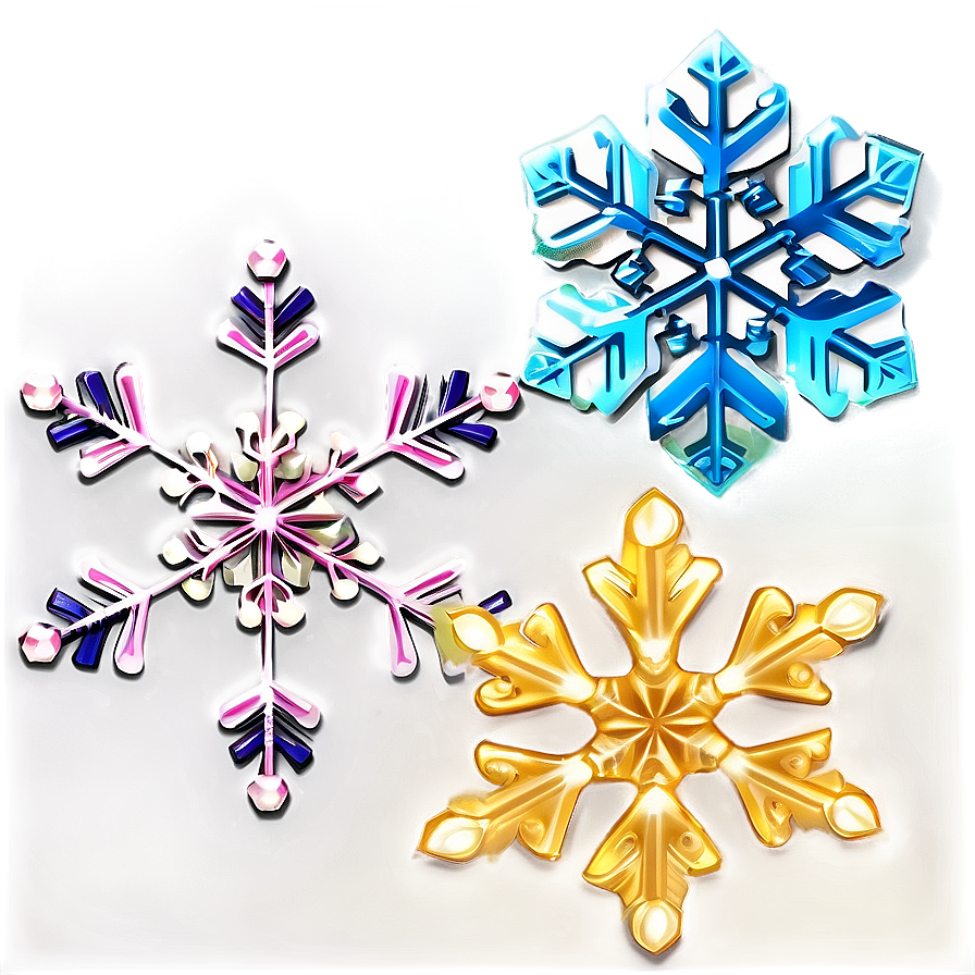 Snowflake Symphony Art Png Pnj PNG